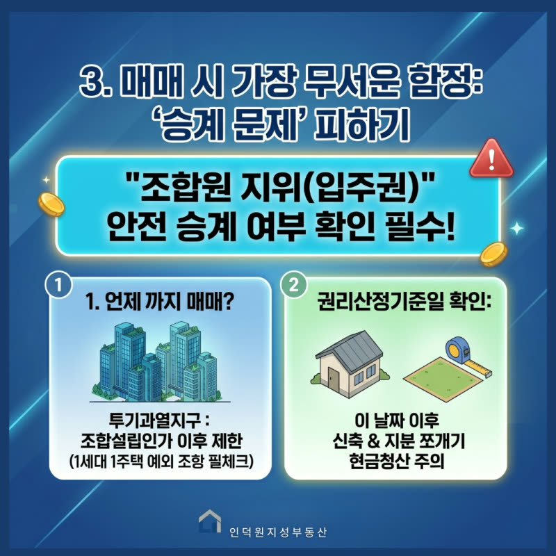 재개발 추가 분담금 계산법부터 입주권 승계까지, 초보자 필수 투자 가이드