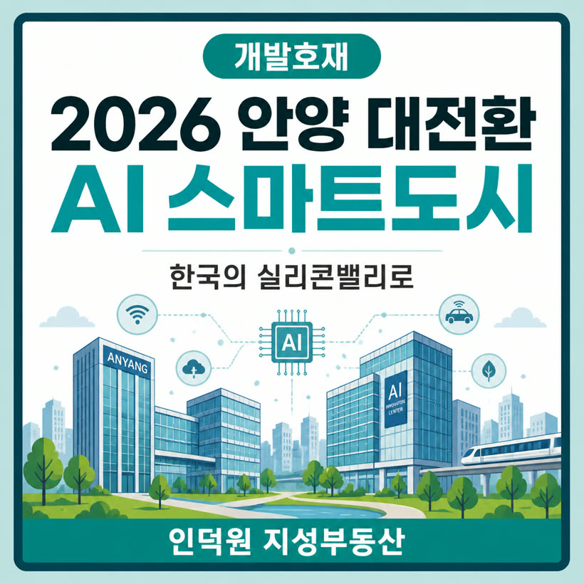 2026 안양 대전환, AI로 무장한 '스마트 안양' 한국의 실리콘밸리로 비상